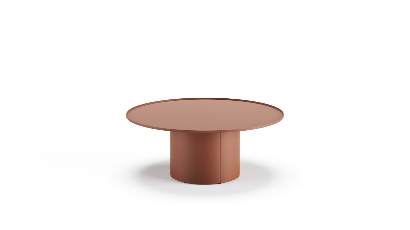 Button Coffee Table Ø90 Alu