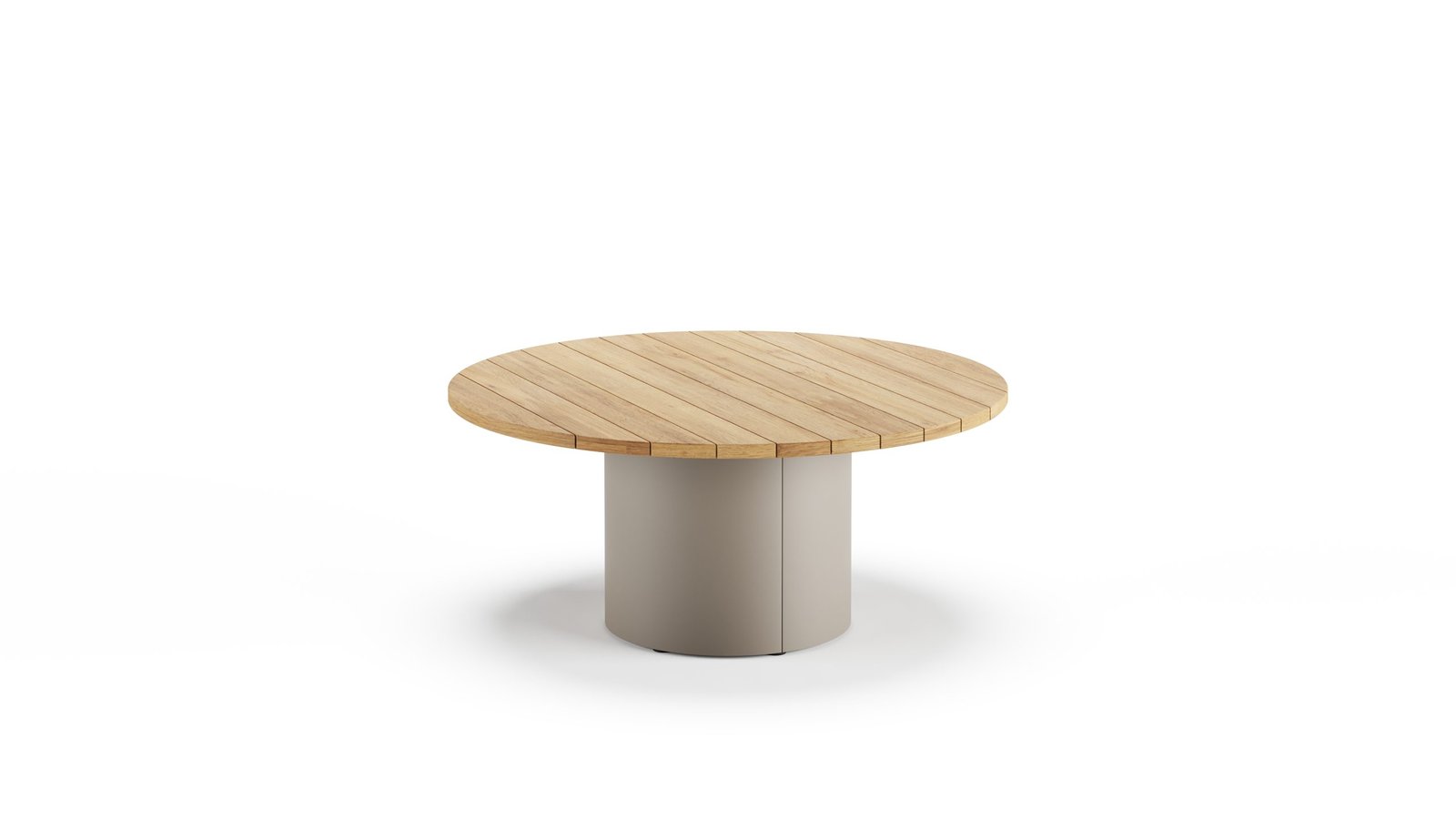 Button Coffee Table Ø90 Wood