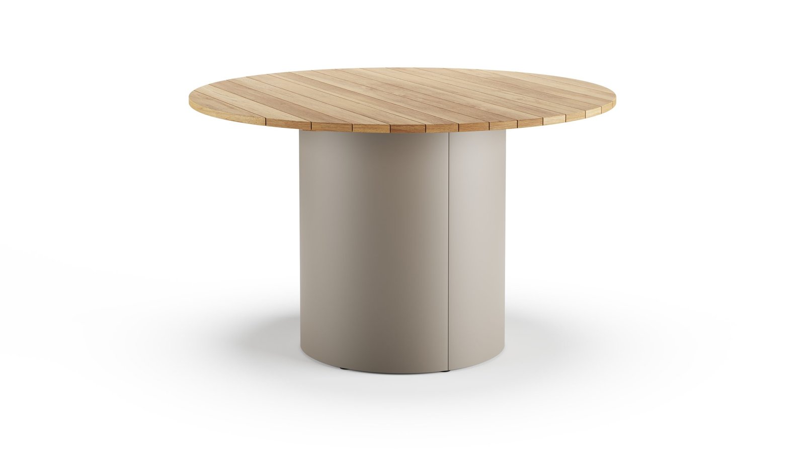 Button Dining Table Ø120 Wood
